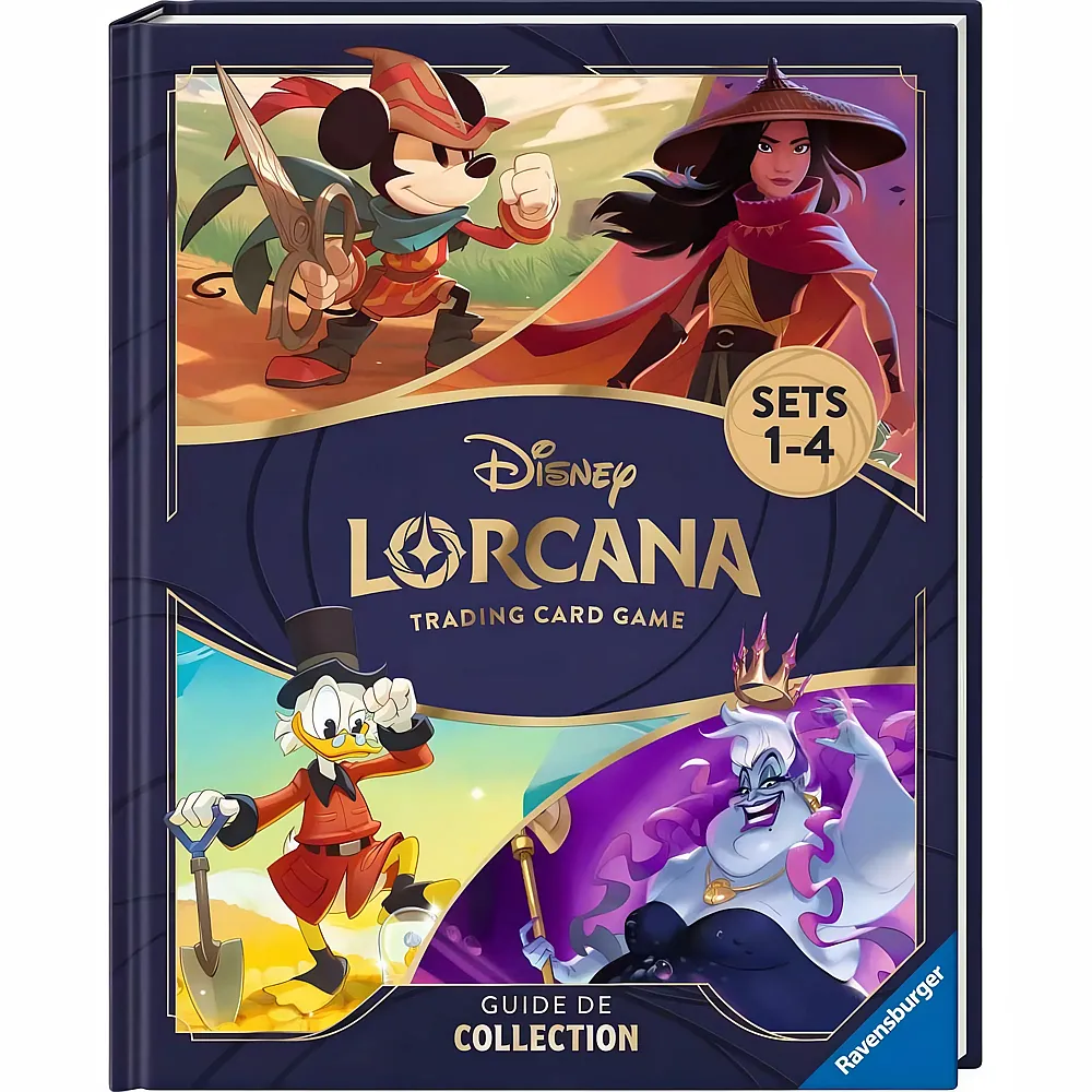 Ravensburger Disney Lorcana Guide de collection sets 1 - 4 - Franais