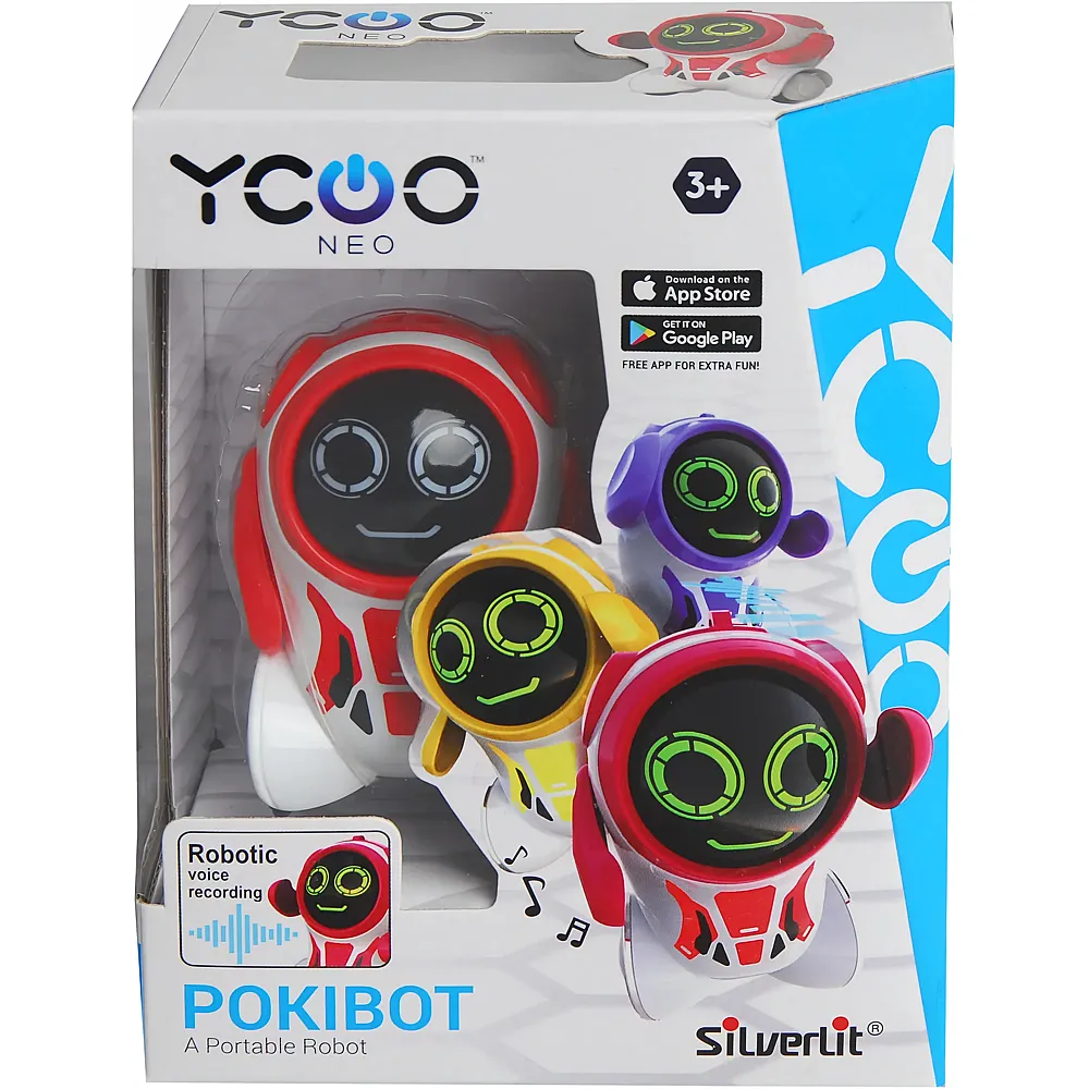 Silverlit Ycoo Roboter Pokibot Rot - Robotik & Elektro