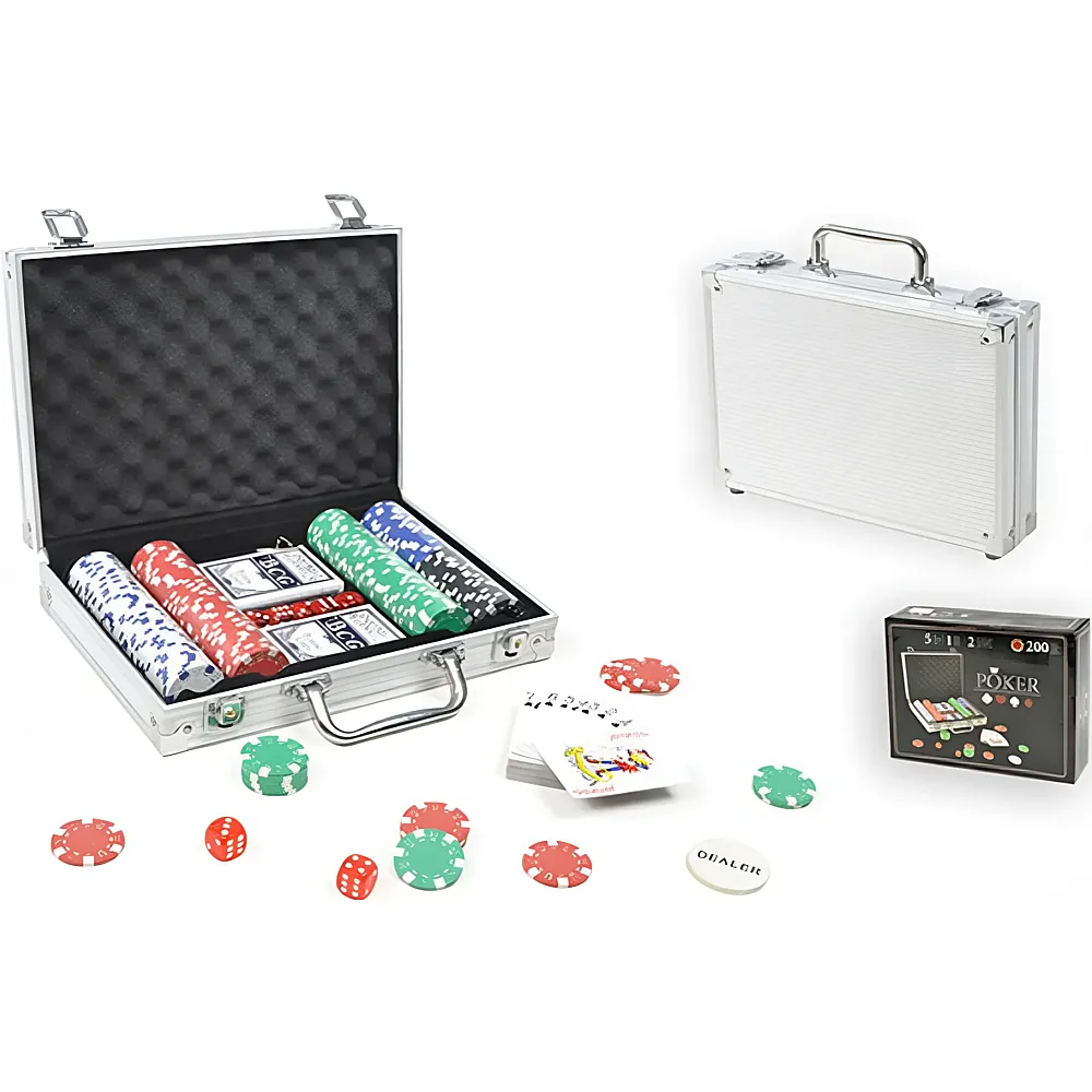 Cepewa Pokerset in Koffer Inklusive 1 Dealer Chip, - Suche