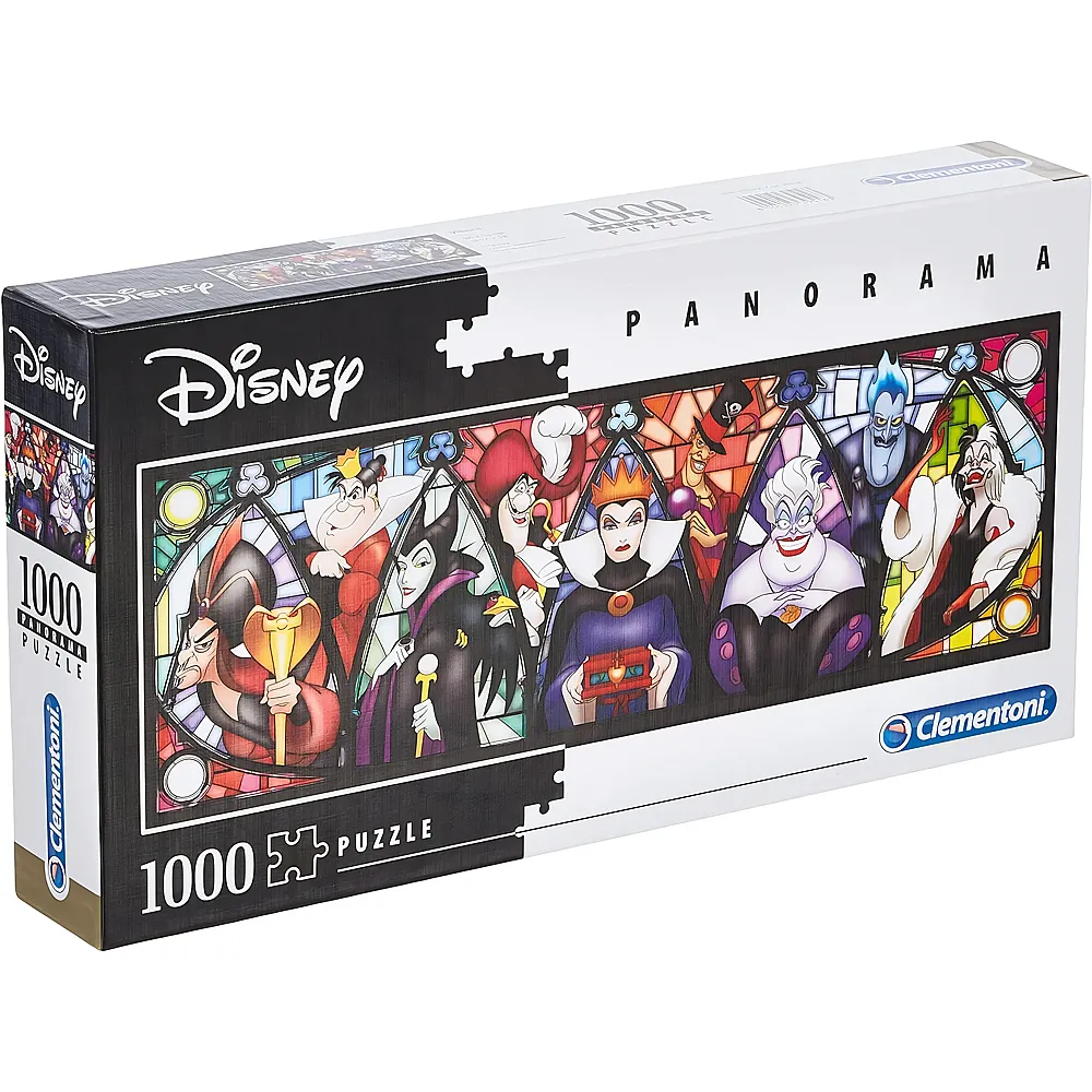 Clementoni Puzzle Panorama Disney Villains 1000Teile | Puzzle 1000 Teile