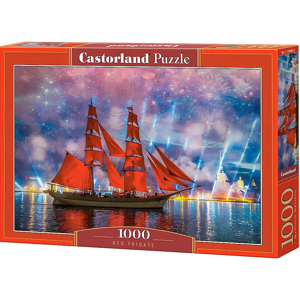 Castorland Puzzle Red Frigate 1000Teile