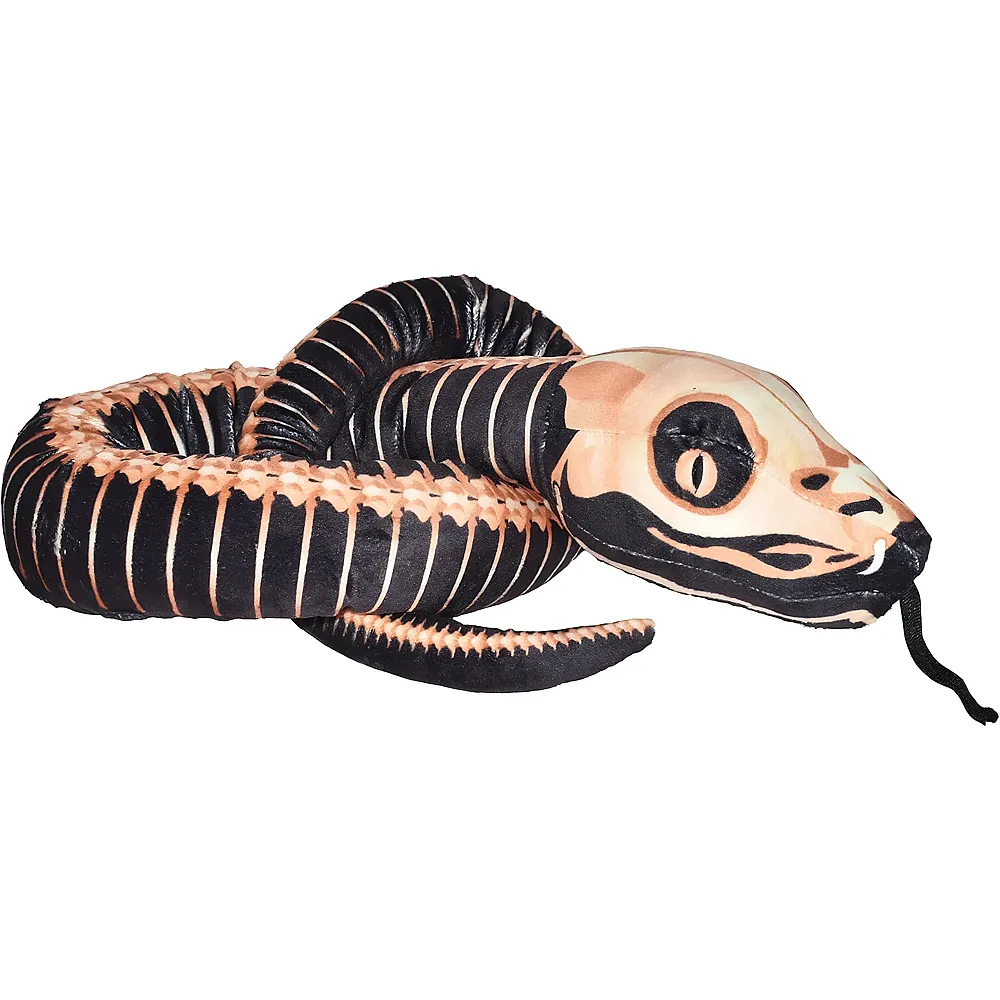 meinspielzeug - Wild Republic Snake Schlange Skelett Optik 137cm | Reptilien Pl�sch