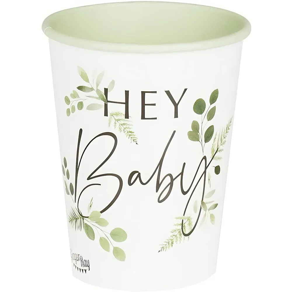 Gingerray Becher Botanical Hey Baby 8Teile