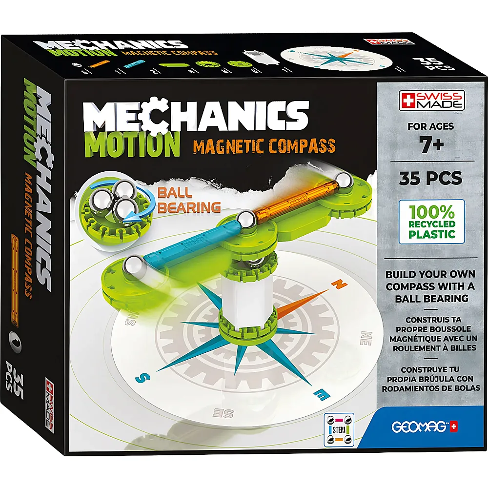 Geomag Mechanics Motion Magnetic Kompass 35Teile