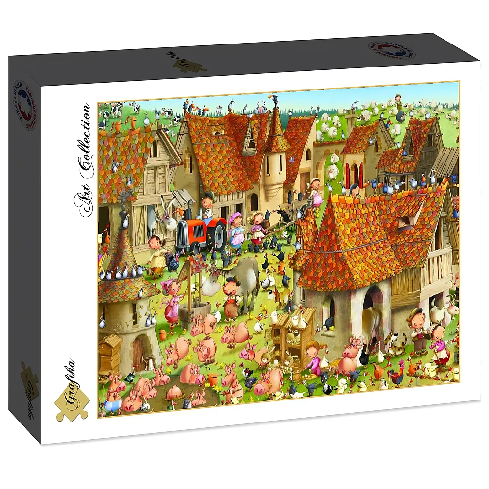Grafika Puzzle Art Collection Franois Ruyer - Farm - 2000 Teile