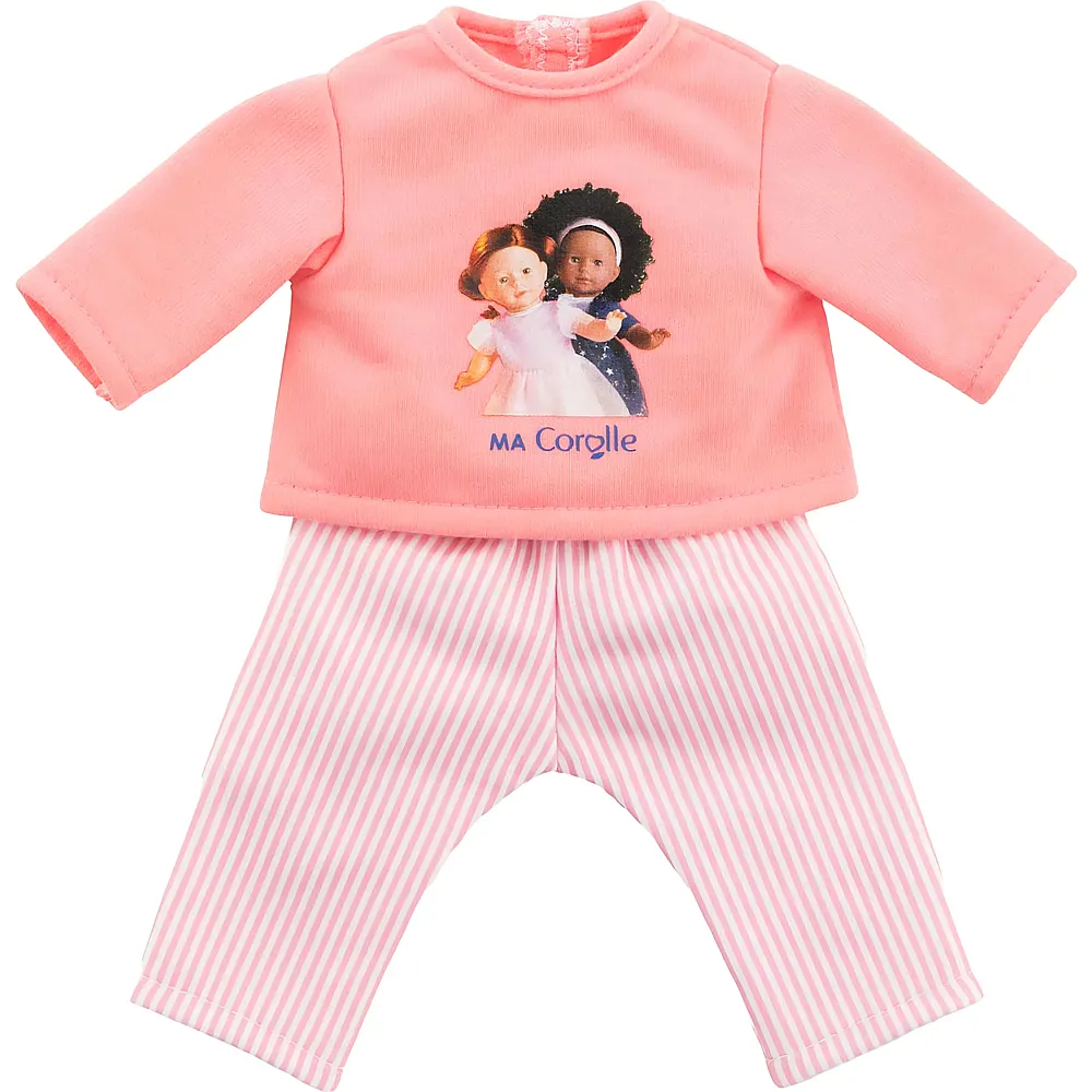 meinspielzeug – Corolle Ma Corolle Rosa Pyjama für Puppen - 36 cm | Puppenkleider