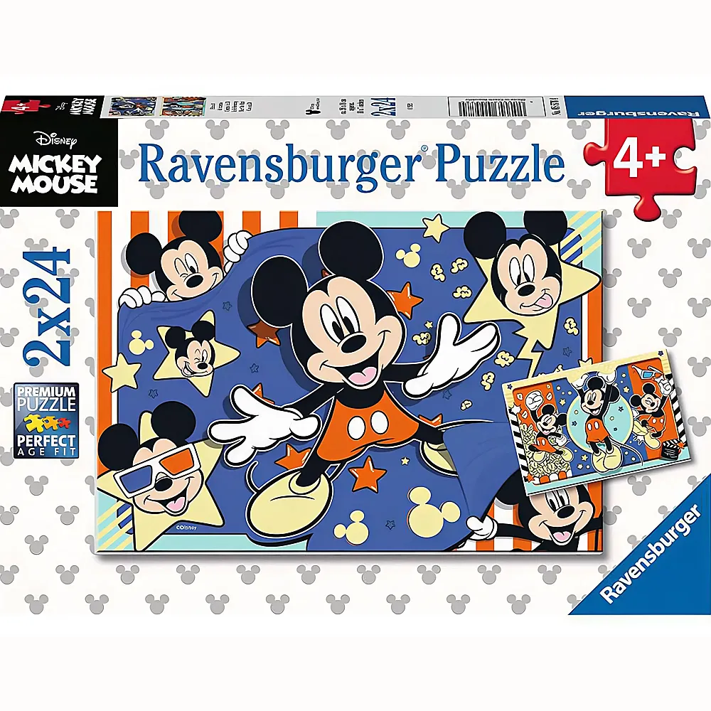 Ravensburger Puzzle Mickey Mouse Film ab 2x24