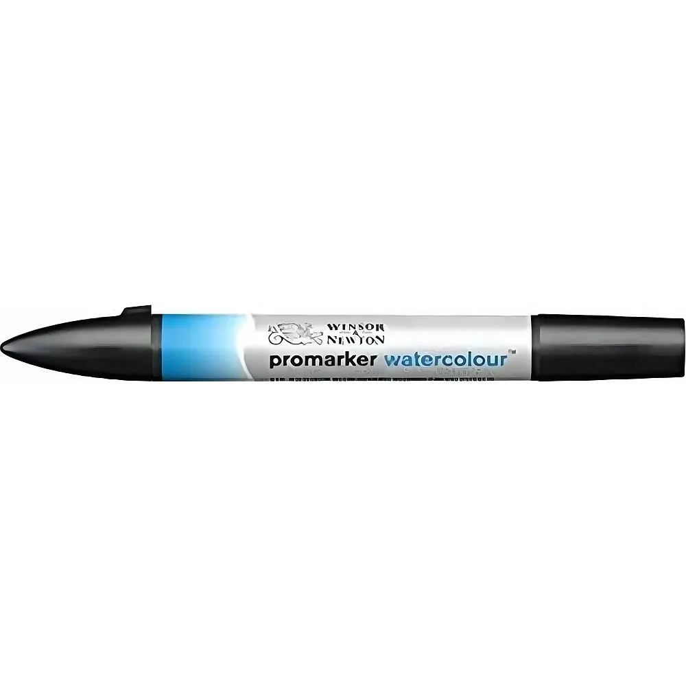 meinspielzeug - Winsor & Newton Promarker Watercolour mit 2 Spitzen Phthaloblau | Farbe & Kreide