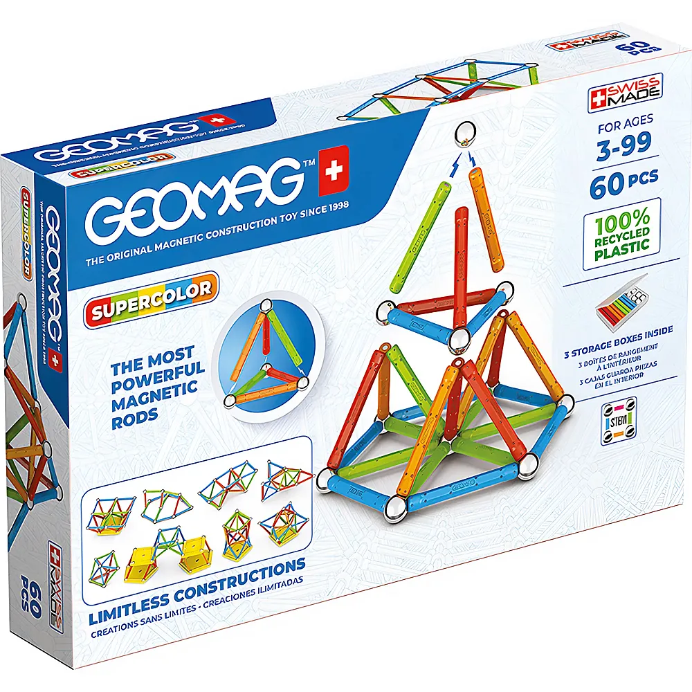 Geomag Green Panels Supercolor 60Teile