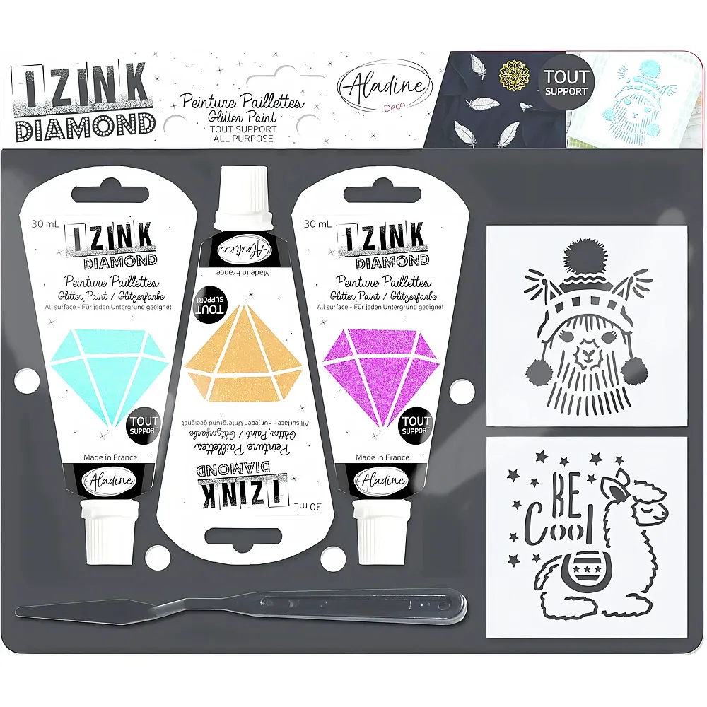 Aladine Izink Set Diamond Lama | Farbe & Kreide