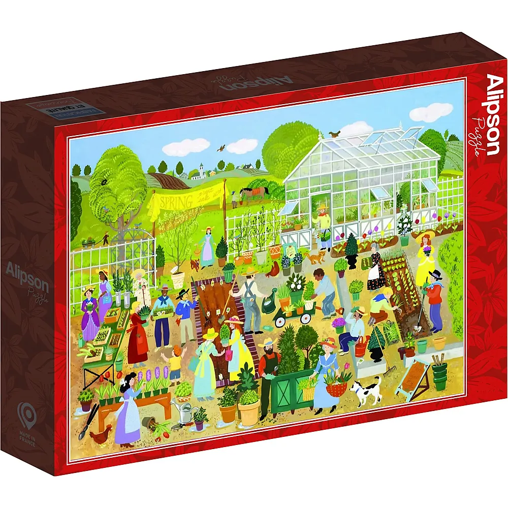 Alipson Puzzle Fr�hjahrs-Pflanzenverkauf 500Teile