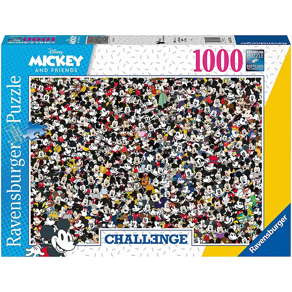 Ravensburger Puzzle Challenge - Mickey Mouse 1000Teile