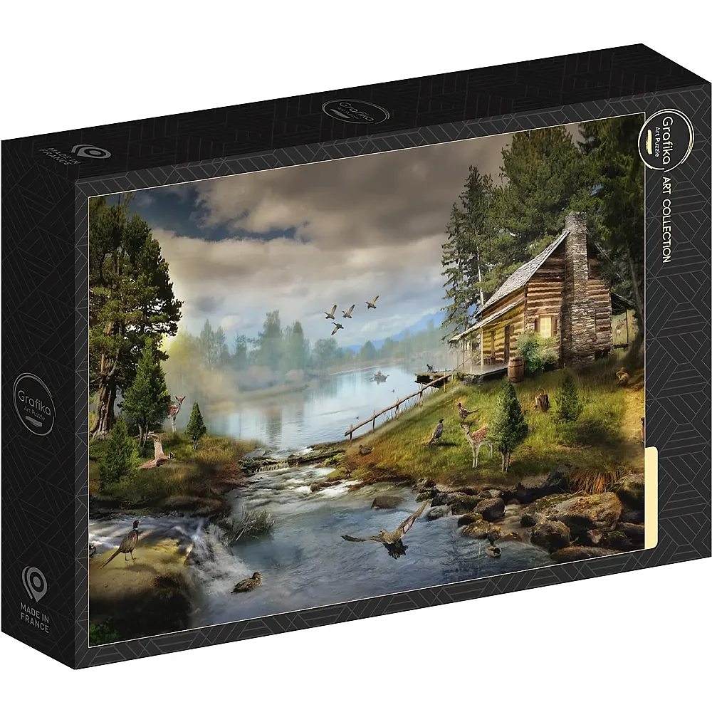Grafika Puzzle Art Collection Die Fischerh�tte 500Teile