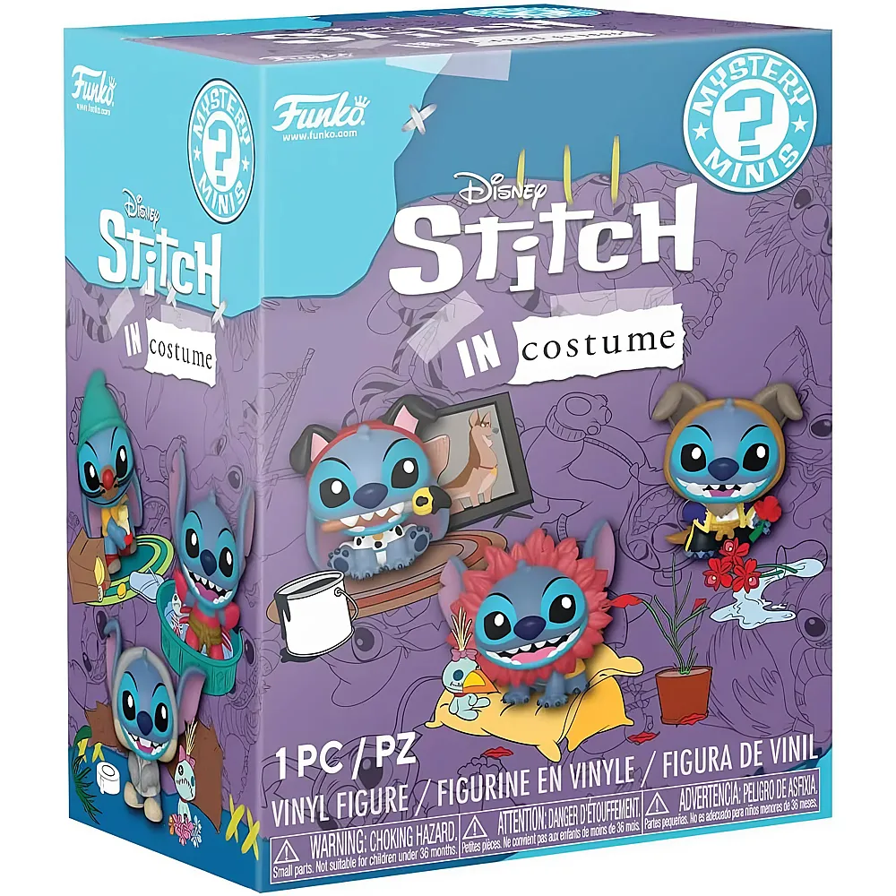 Funko Lilo & Stitch Mystery Minis Stitch in Costume Blindpacks im Thekendisplay