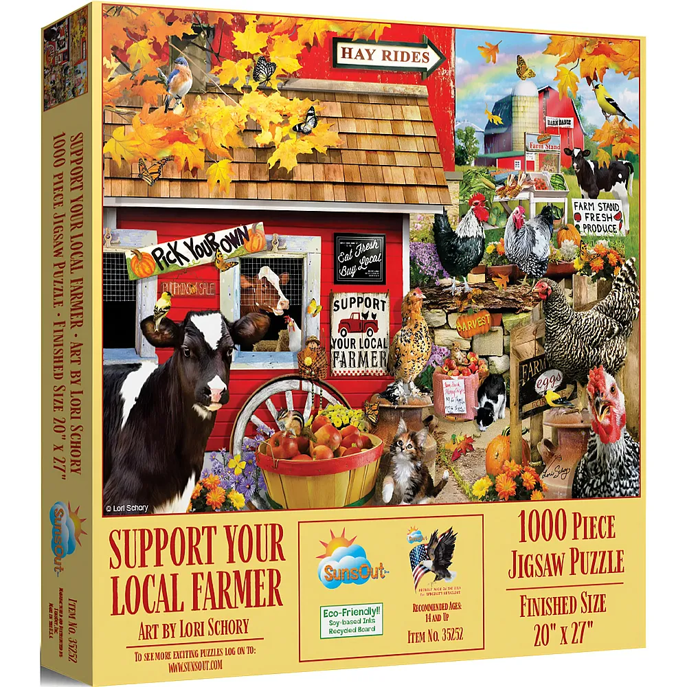 SunsOut Puzzle Lori Schory Unterst�tzen Sie Ihren lokalen Landwirt - 1000 Teile