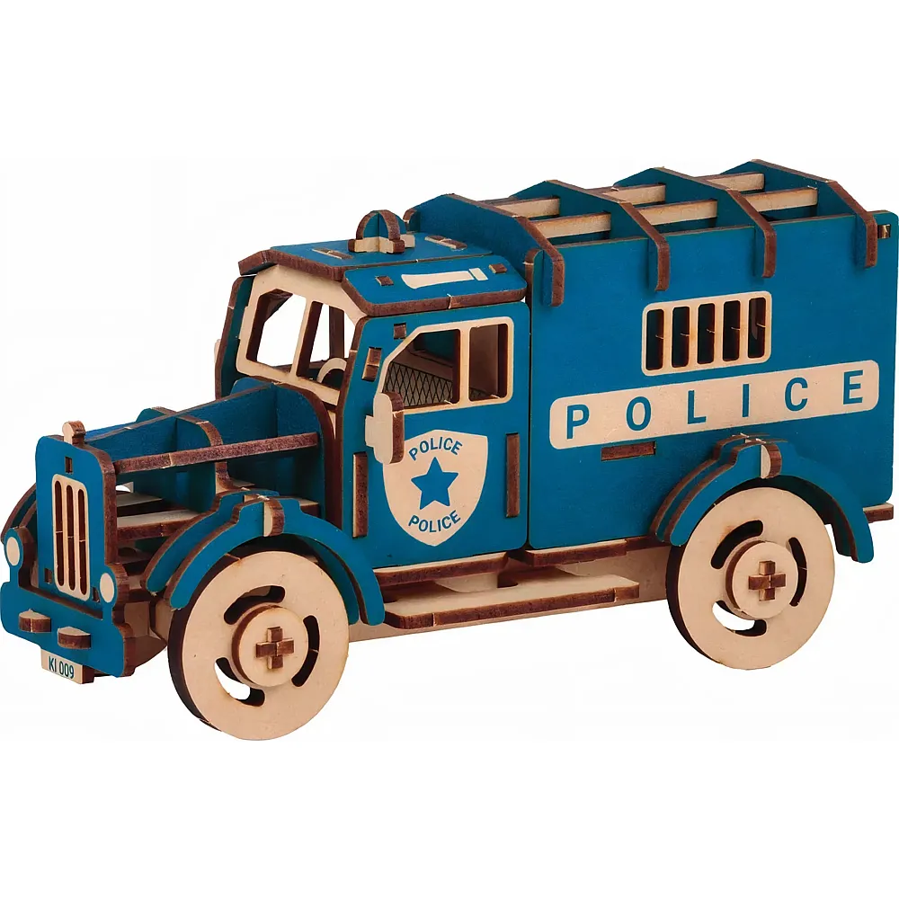 Kelpi Lkw Police Blau fr-en-es-it-dk-nl
