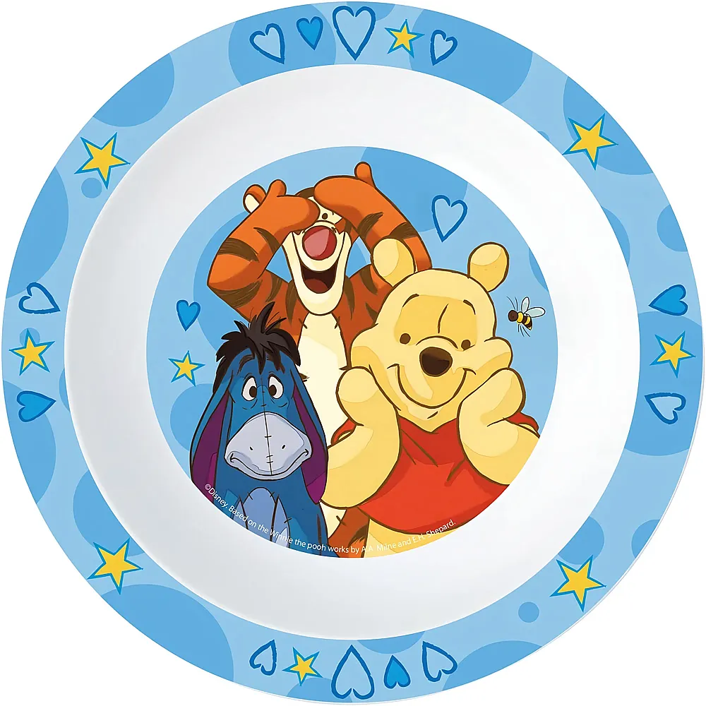 p:os Winnie Pooh Kinderteller -  20 cm | Essen & Trinken