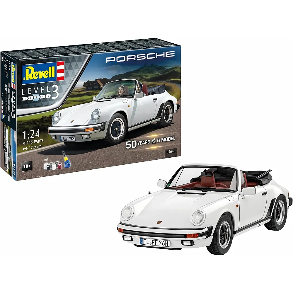 Revell Level 3 Modellbausatz 50 Years of Porsche 911 G-Model | Modellbausatz Fahrzeuge