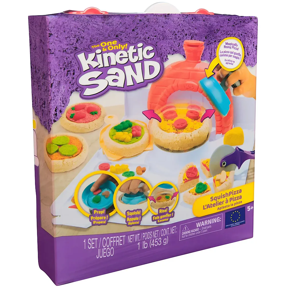 Spin Master Kinetic Sand Squish Pizza - 453 g