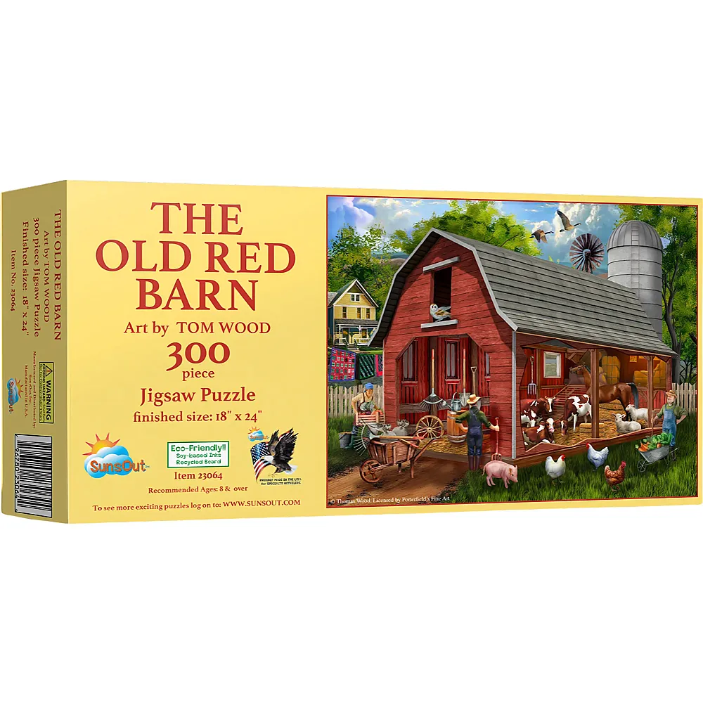 SunsOut Puzzle Die Alte Rote Scheune - 300 Teile