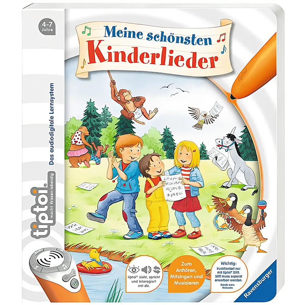 Ravensburger tiptoi Bilderbuch Die schnsten Kinderlieder