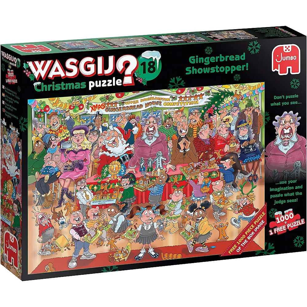 Jumbo Puzzle WASGIJ Lebkuchen Showstopper - 1000 Teile