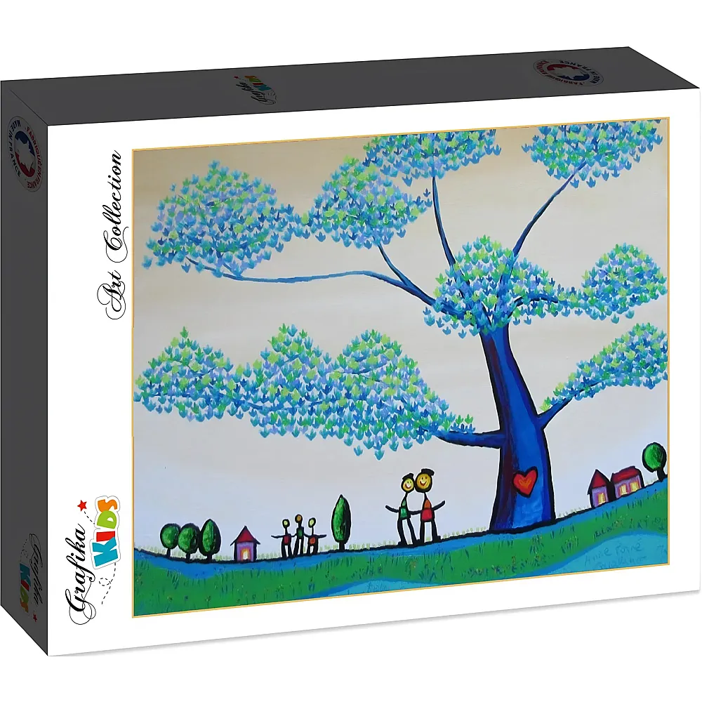 Grafika Puzzle Art Collection Anne Poir� & Patrick Guallino Grafika Kids Feuilles Protectrices - 24 Teile
