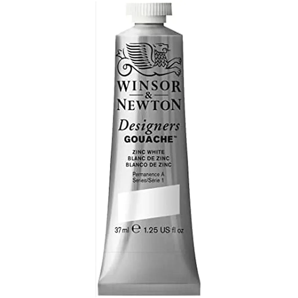 meinspielzeug - Winsor & Newton W&n Designers Gouache 37 ML Zinkweiss