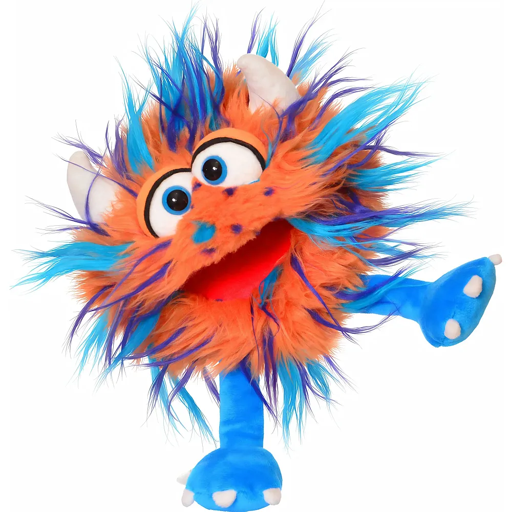 meinspielzeug - Living Puppets Monster to go Handpuppe Nubbels - 21 cm | Handpuppen