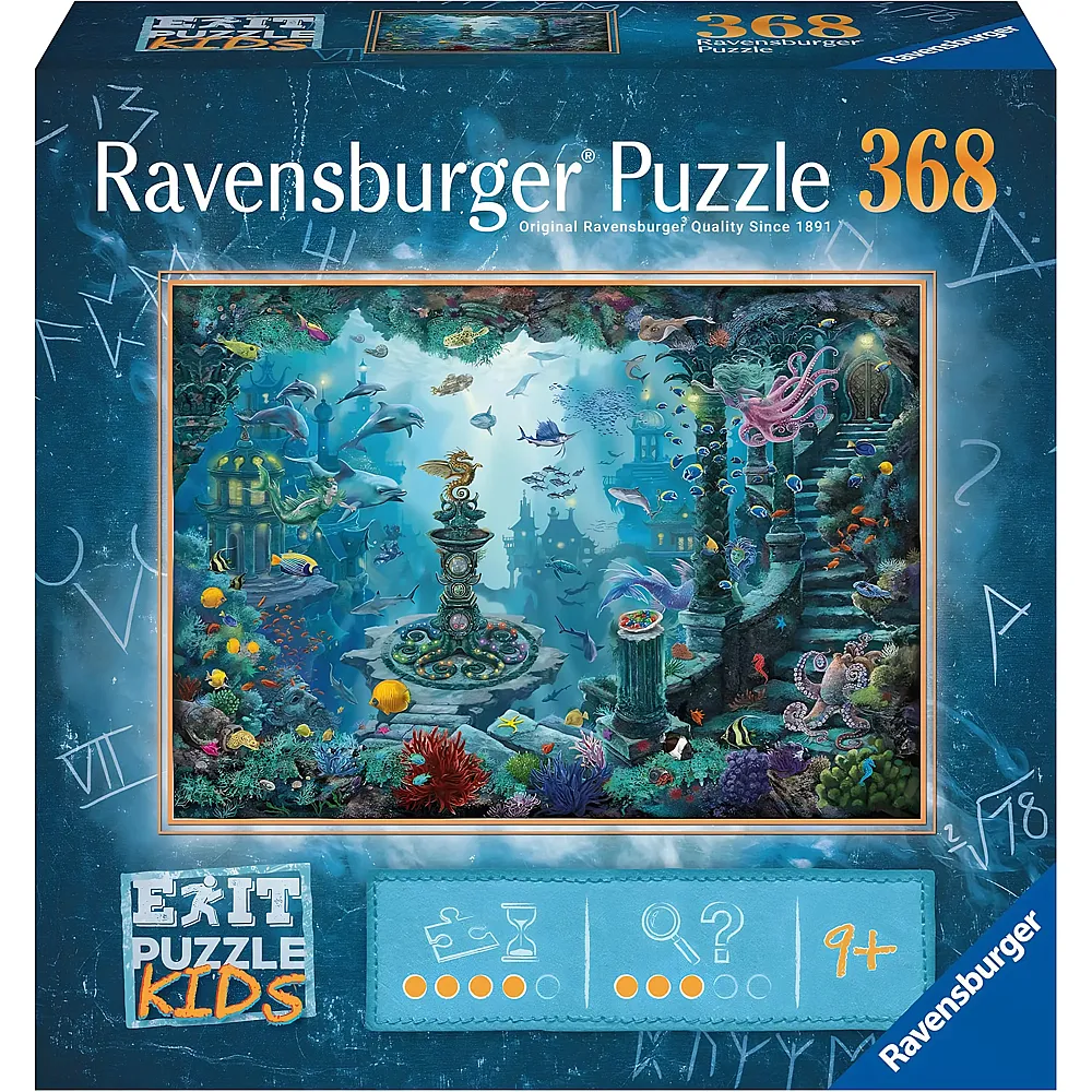 Ravensburger Puzzle Escape Kids Im Unterwasserreich 368Teile