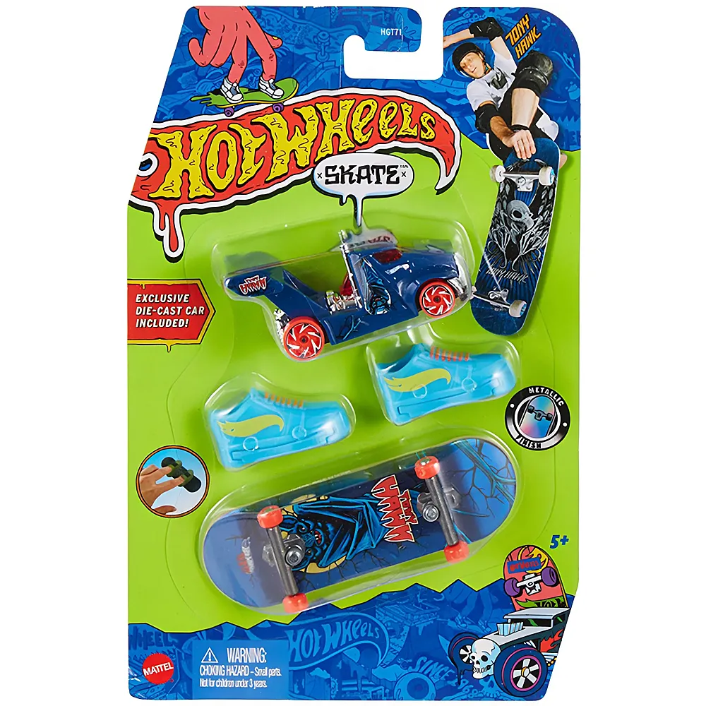 Mattel Tony Hawk Skateboard & Auto 3 | Spielzeugauto
