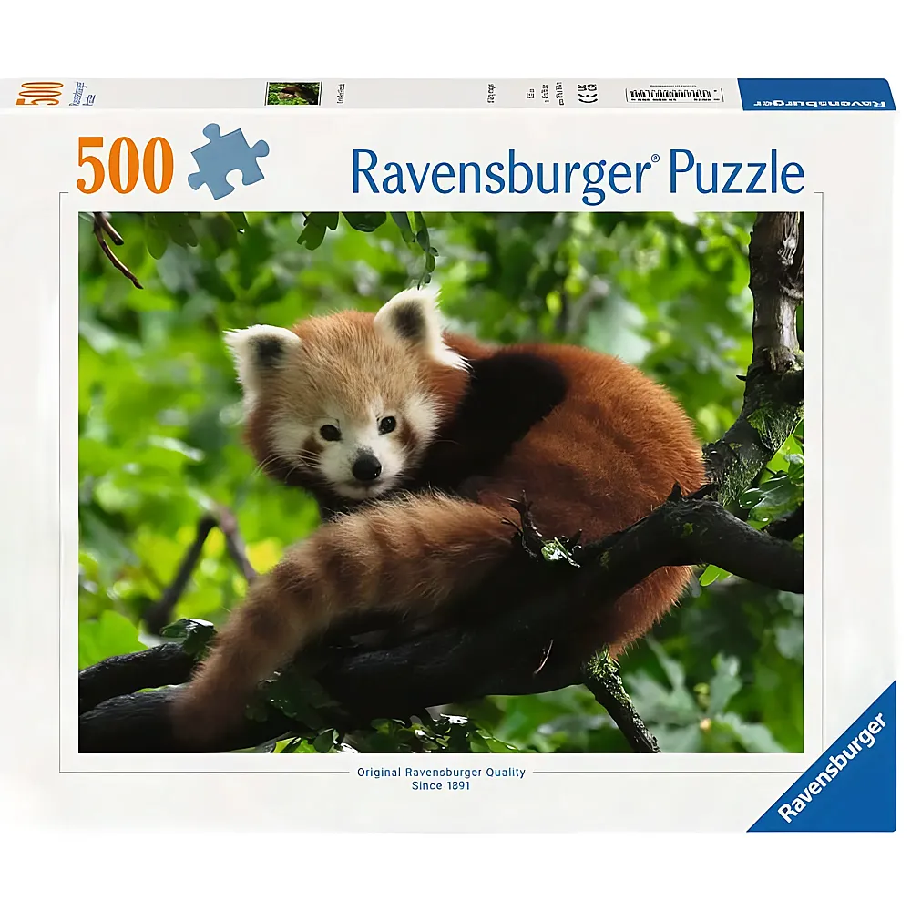 Ravensburger Puzzle S�sser roter Panda 500Teile