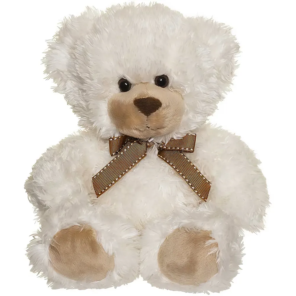 Teddykompaniet Teddy Roger mit Halsschleife Creme - 26 cm | B�ren Pl�sch