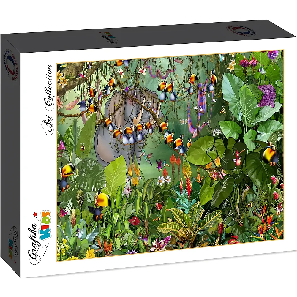 Grafika Puzzle Art Collection Franois Ruyer Grafika Kids Jungle - 12 Teile