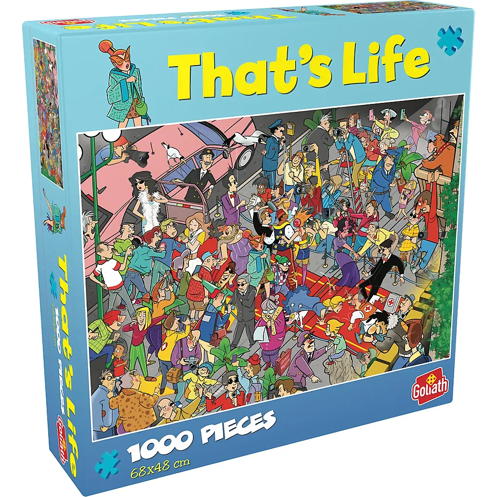 Goliath Puzzle That's Life Roter Teppich 1000Teile | Puzzle 1000 Teile