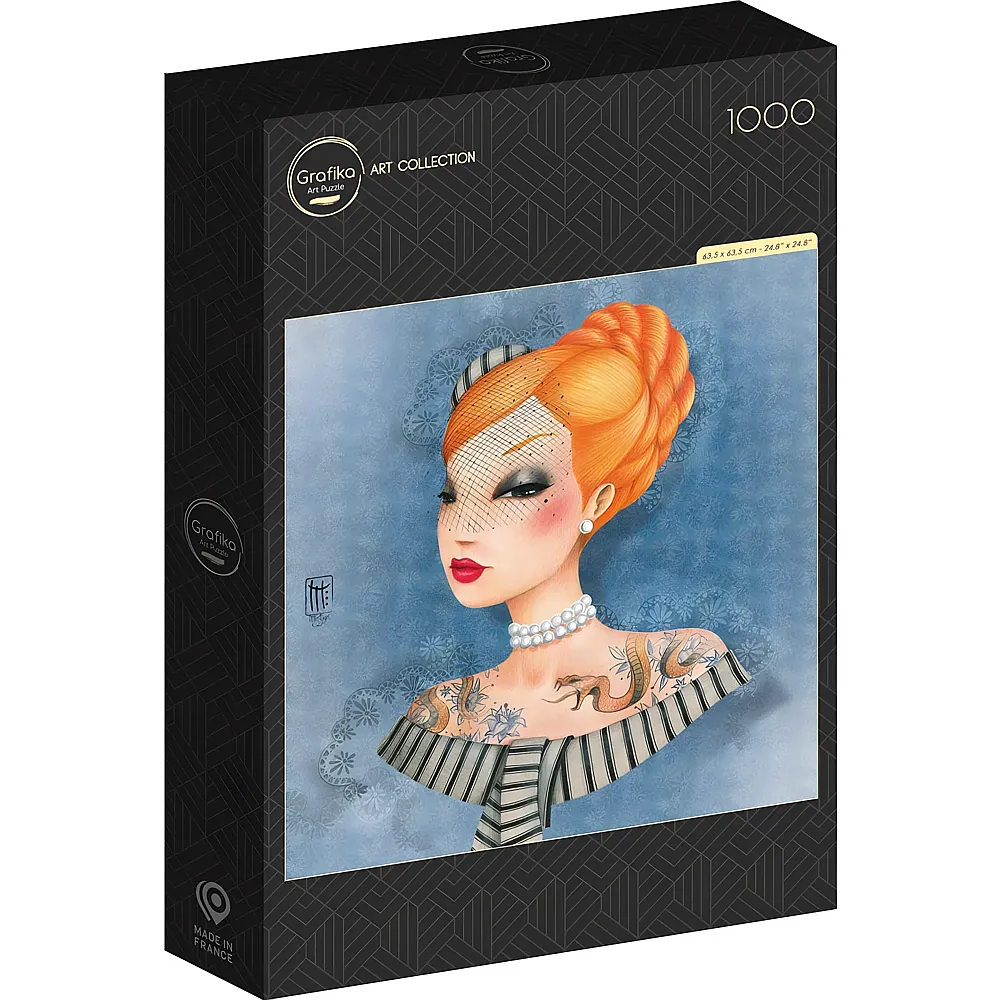 Grafika Puzzle Art Collection Misstigri Frankreich - 1000 Teile