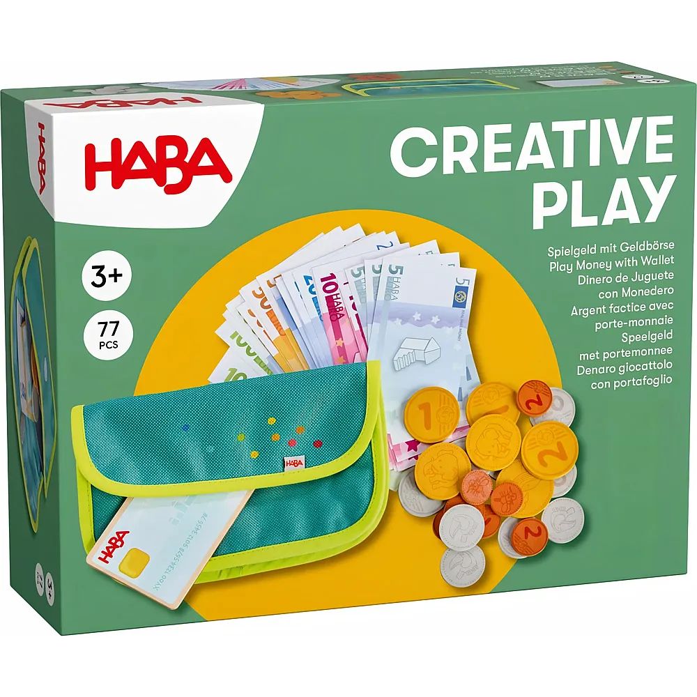 HABA Creative Play - Spielgeld mit Geldb�rse