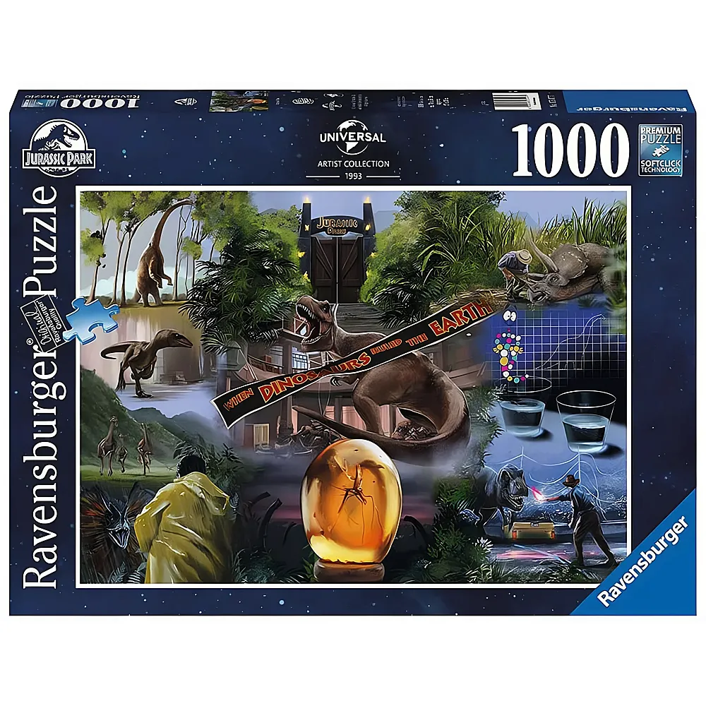 Ravensburger Puzzle Movie Collection Jurassic World Jurassic Park 1000Teile