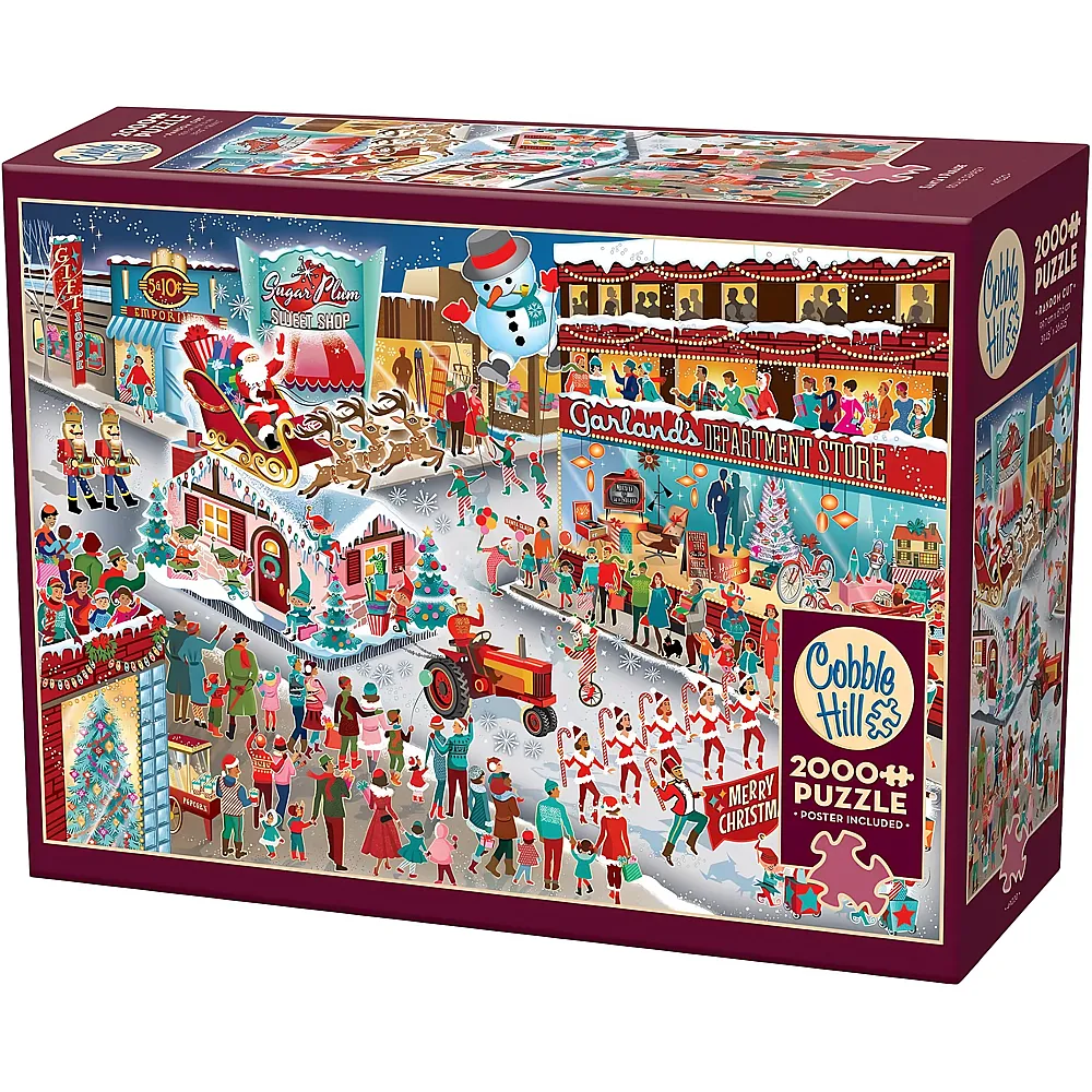 Cobble Hill Puzzle Die Parade des Weihnachtsmanns 2000Teile