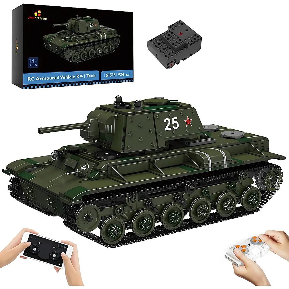 JMBricklayer Military RC Armoured Vehicle KV-1 Tank 61515