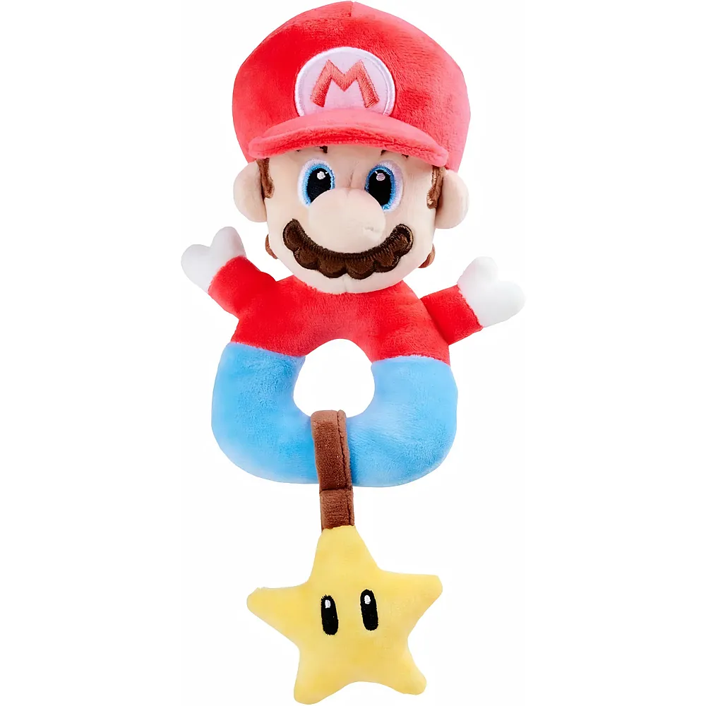 Simba Super Mario My Mario Greifling mit Rassel