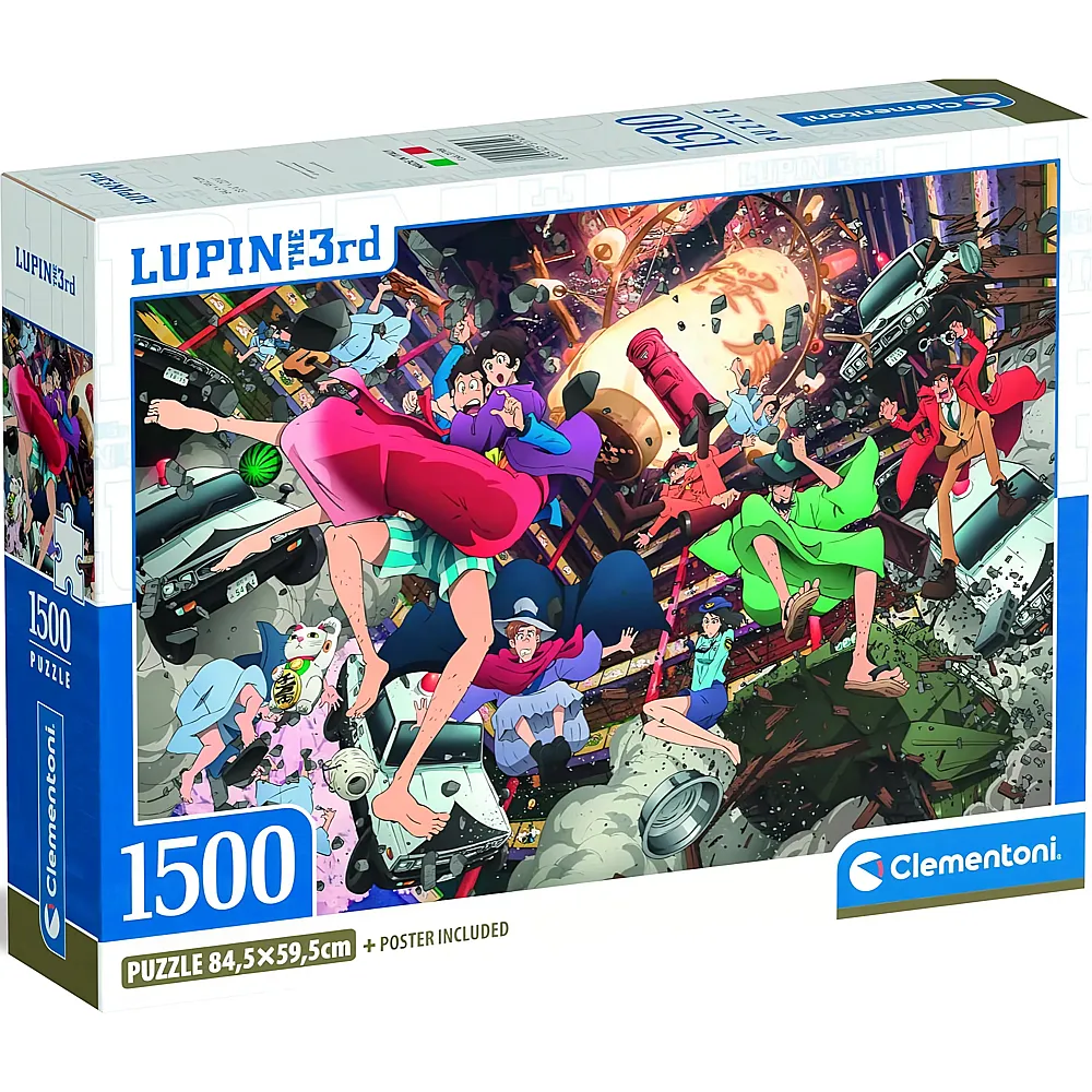 Clementoni Puzzle 1500 Teile Lupin The 3rd - 1500 Teile