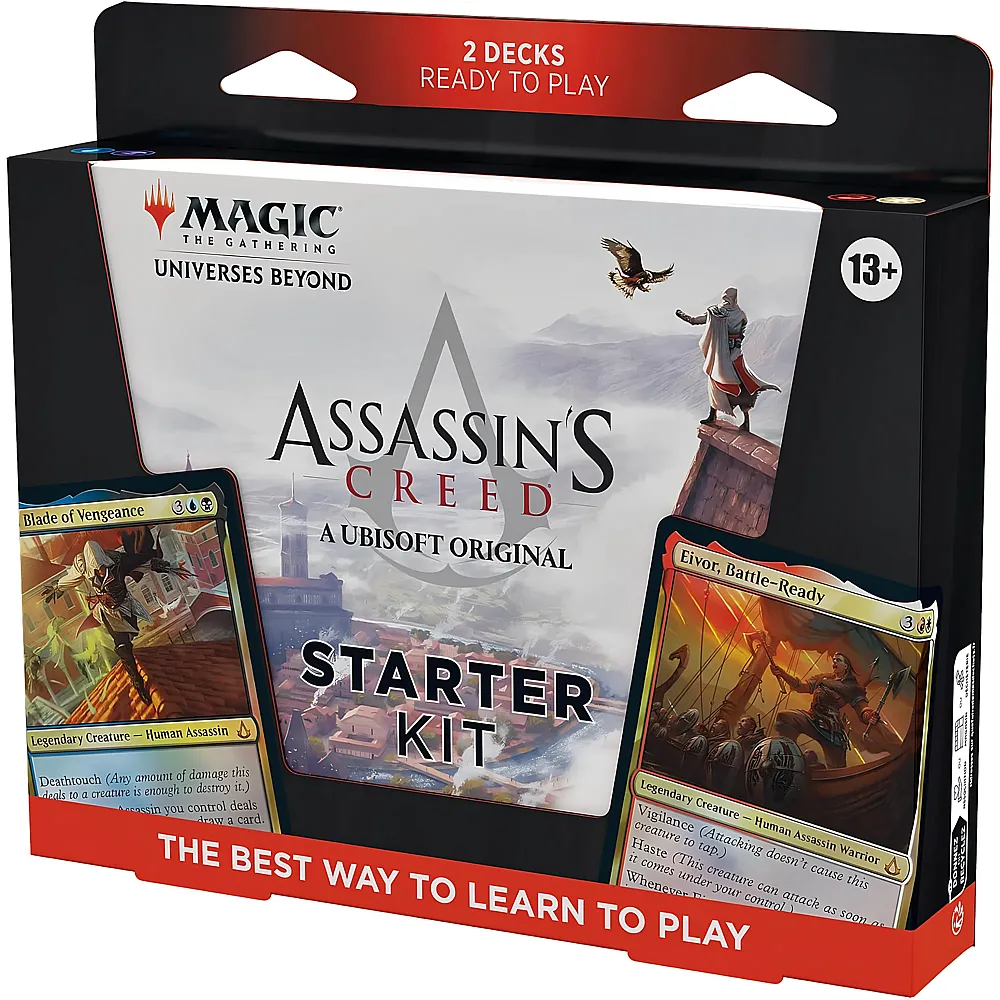 Magic The Gathering Assassins Creed Starter Kit - The Best Way To Learn To Play - English