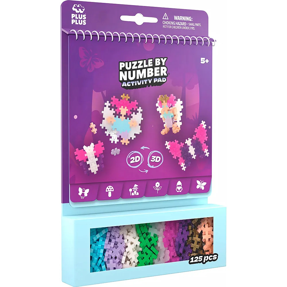 Plus-Plus 125 Kreativ Bausteine Puzzle Magie