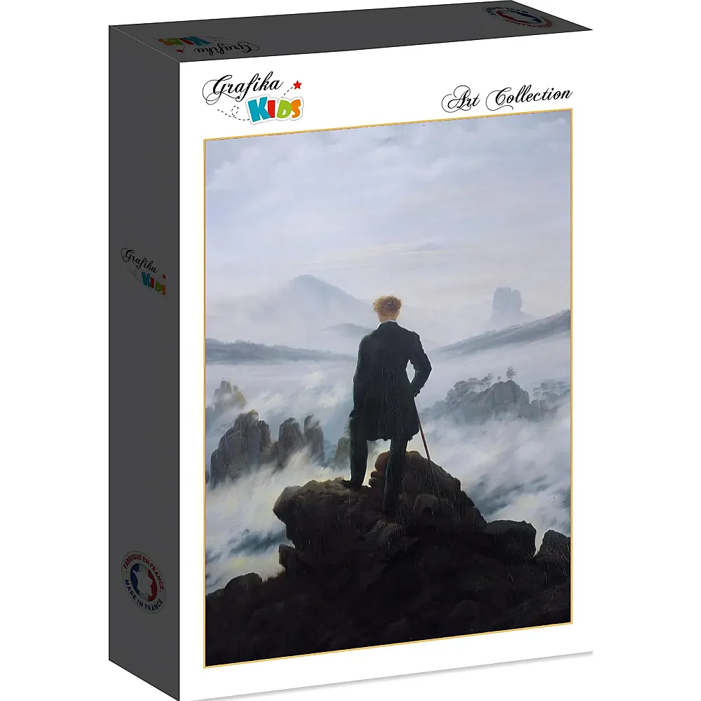 Grafika Puzzle Art Collection Grafika Kids Caspar David Friedrich - Der Wanderer �ber dem Nebelmeer, 1818 - 12 Teile