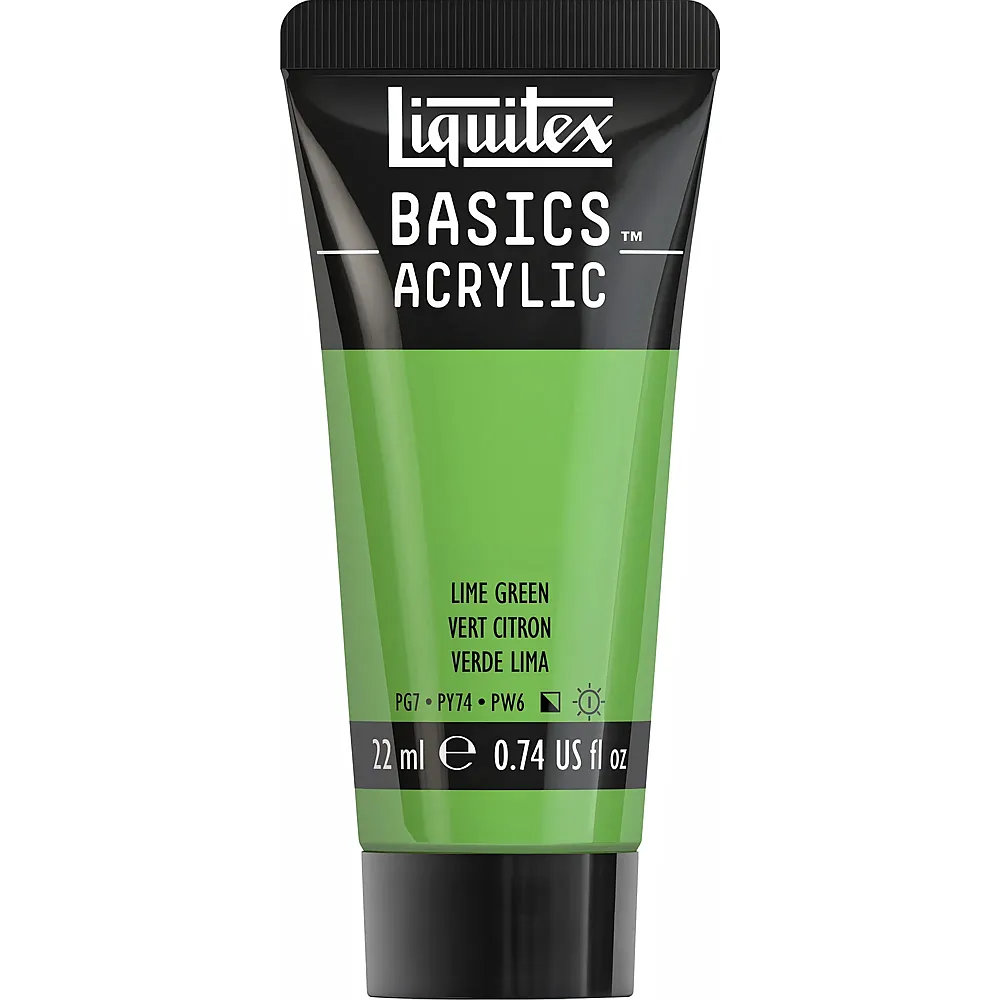 Liquitex Lqx Basics Acrylfarbe 22ml Tube Limettengrn - Suche