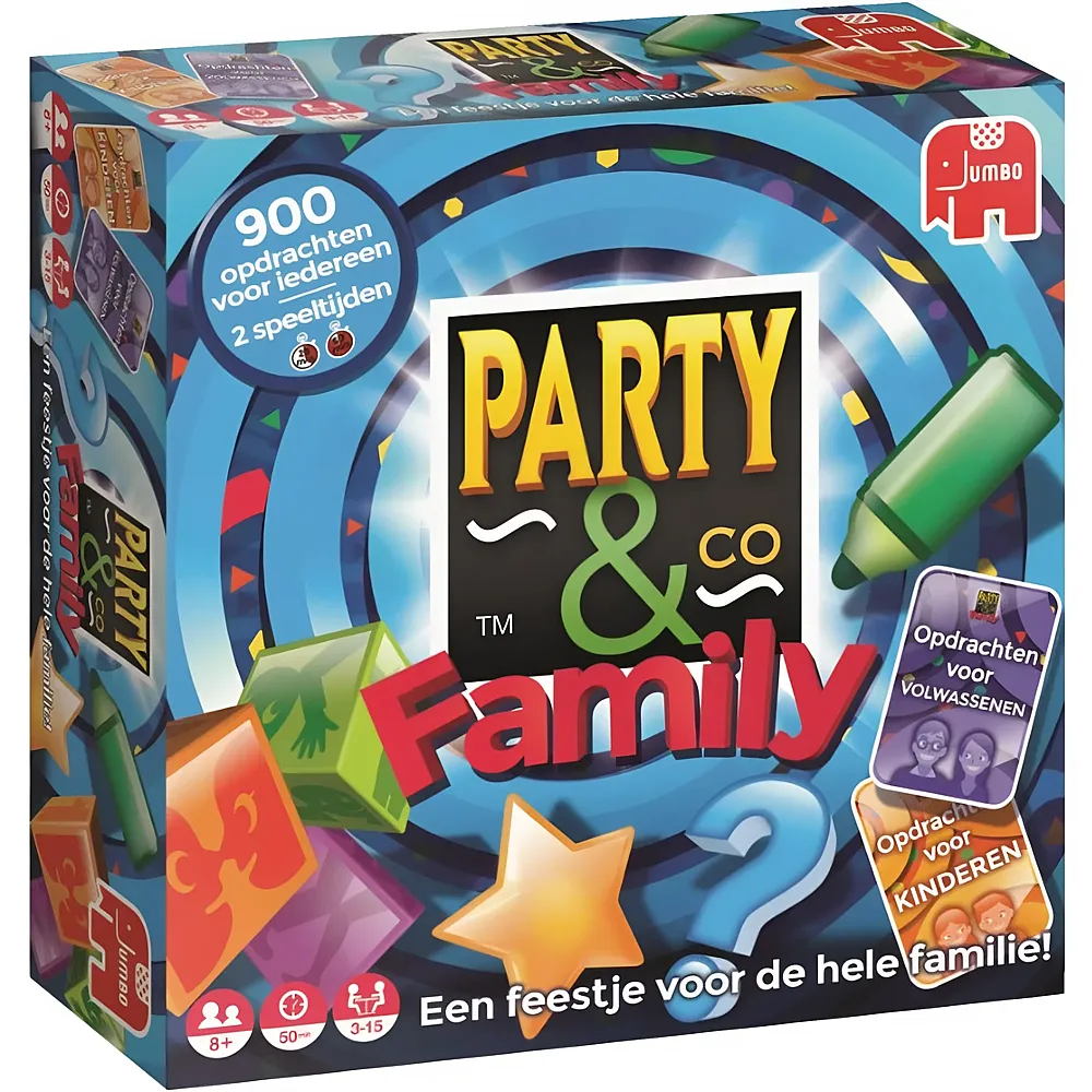 Jumbo Party & Co Familien-Brettspiel