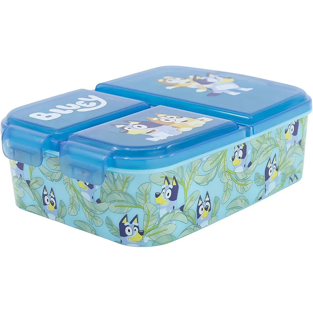 Stor Bluey Brotbox mit 3 F�chern