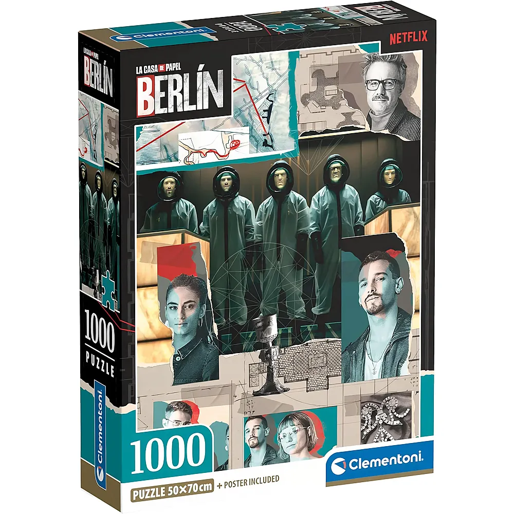 Clementoni Puzzle La Casa de Papel - 1000 Teile
