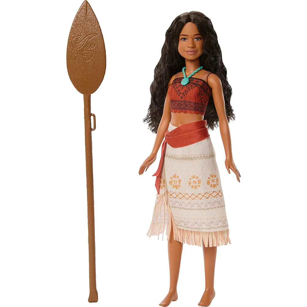 Mattel Disney Vaiana Canon Puppe, d/f/i Singende Abenteuer Puppe,